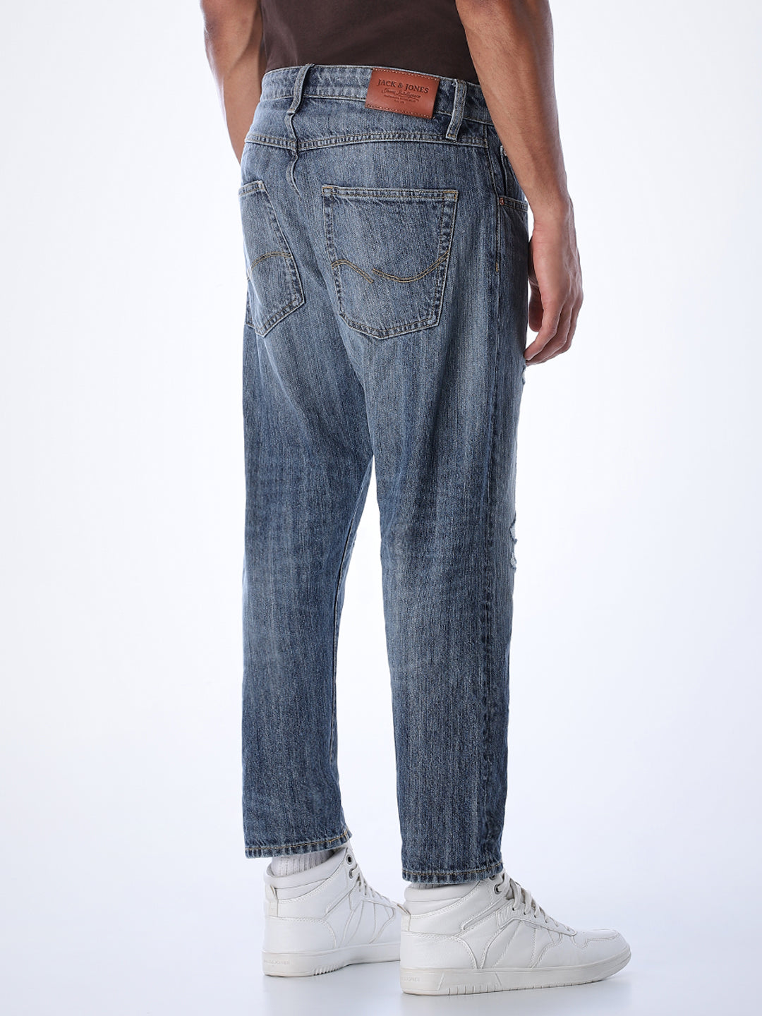 Heavily Distressed Frank Anti Fit Jeans