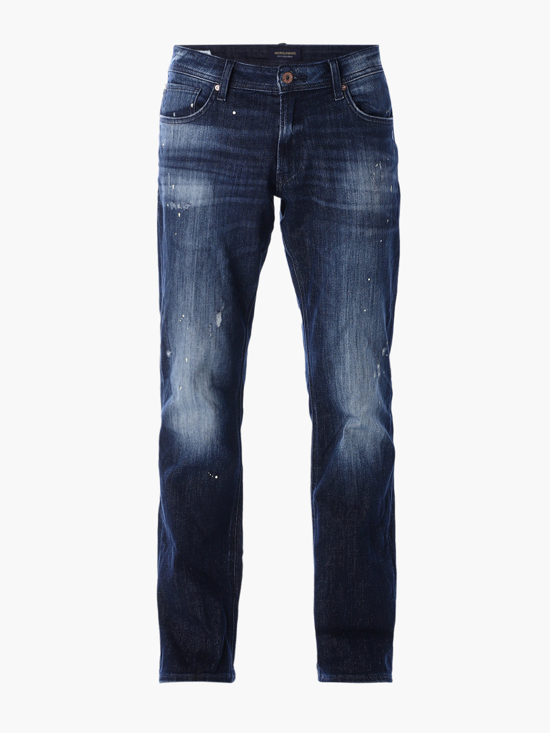 Mildly Distressed Regular Fit Jeans