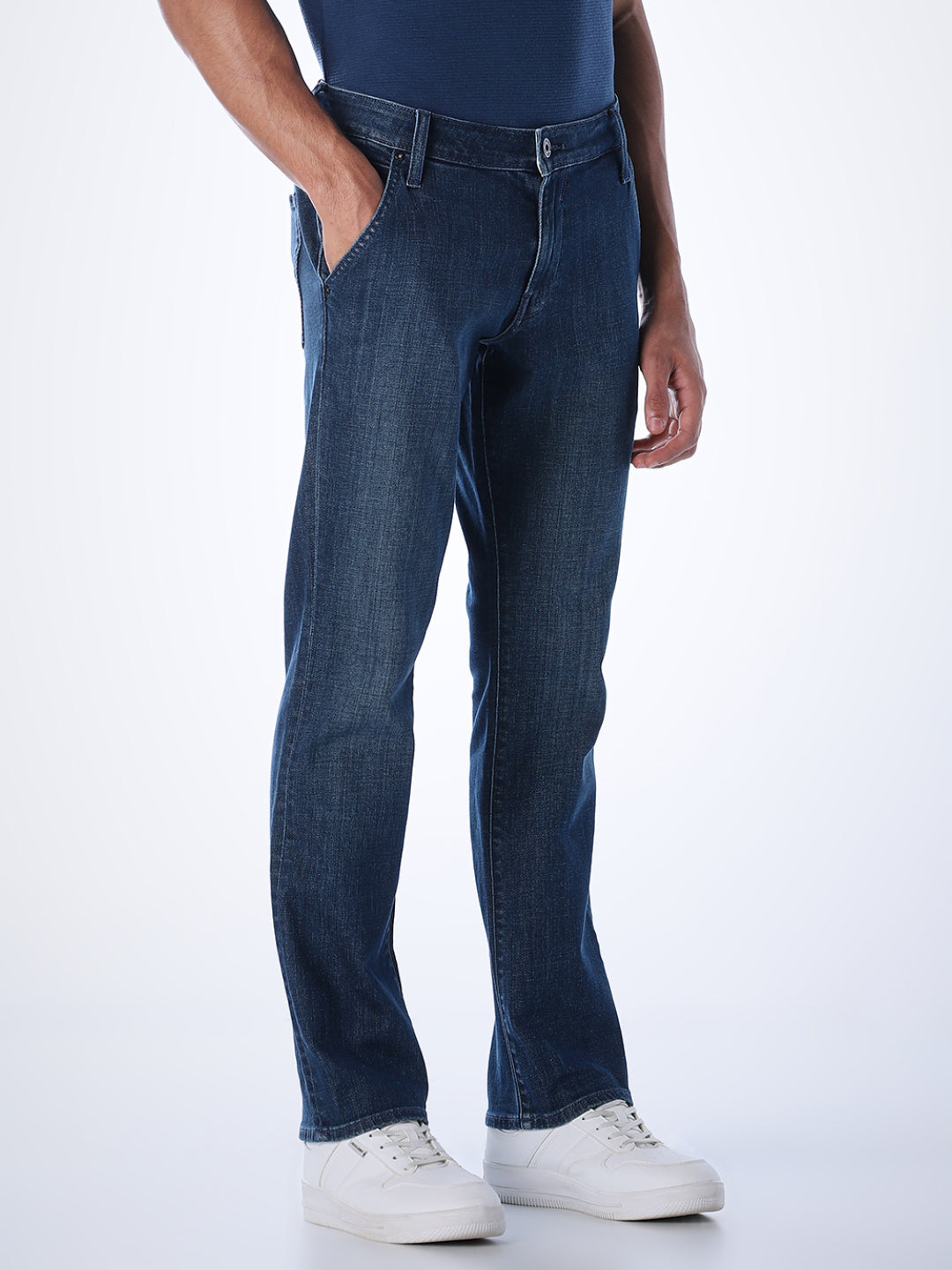 Dark Blue Clark Regular Fit Jeans