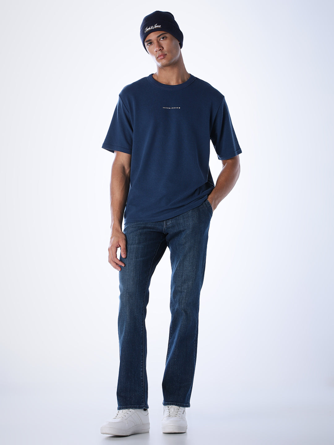 Dark Blue Clark Regular Fit Jeans