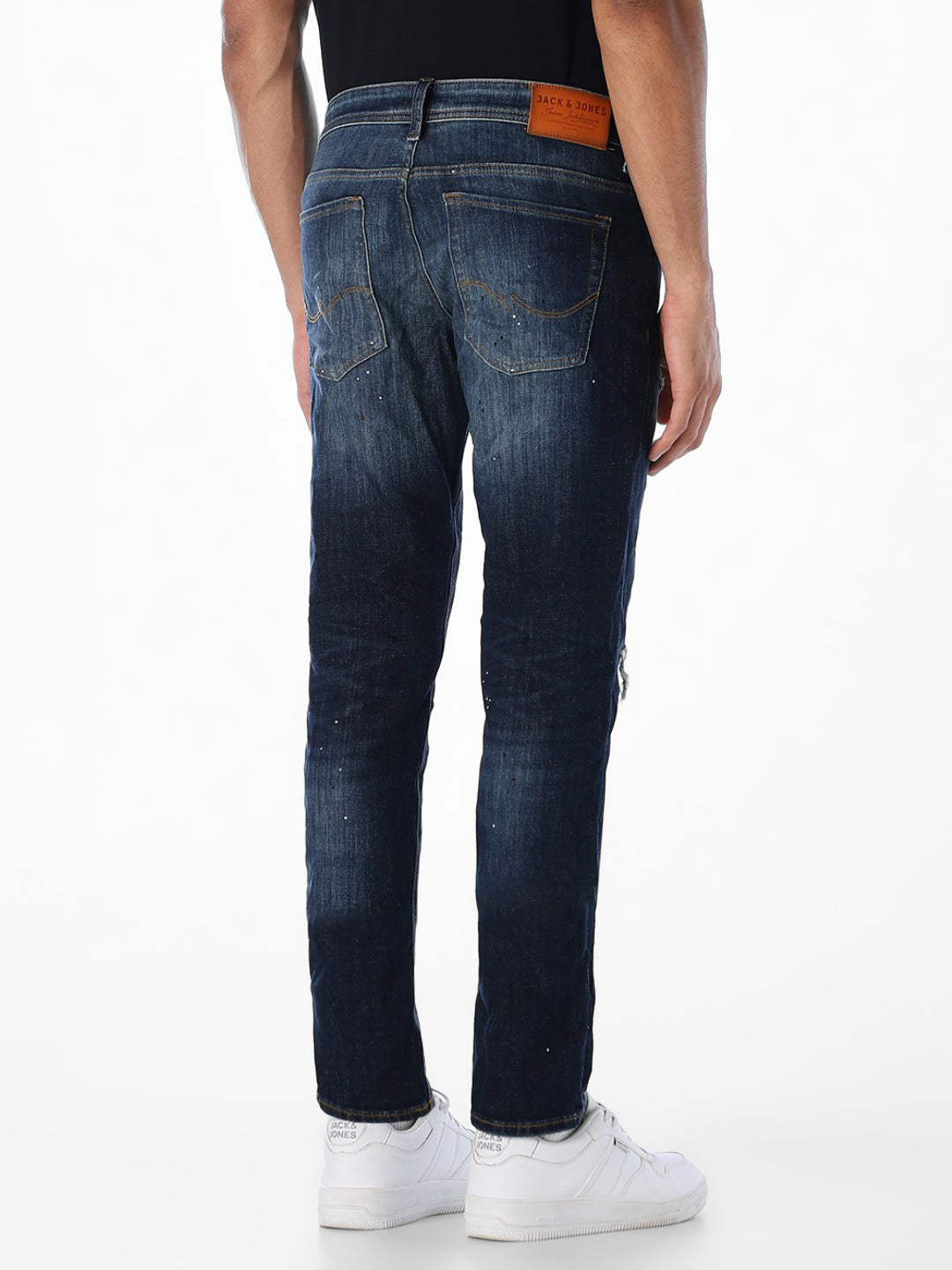 5 Pocket Distressed Glenn Slim Fit Jeans