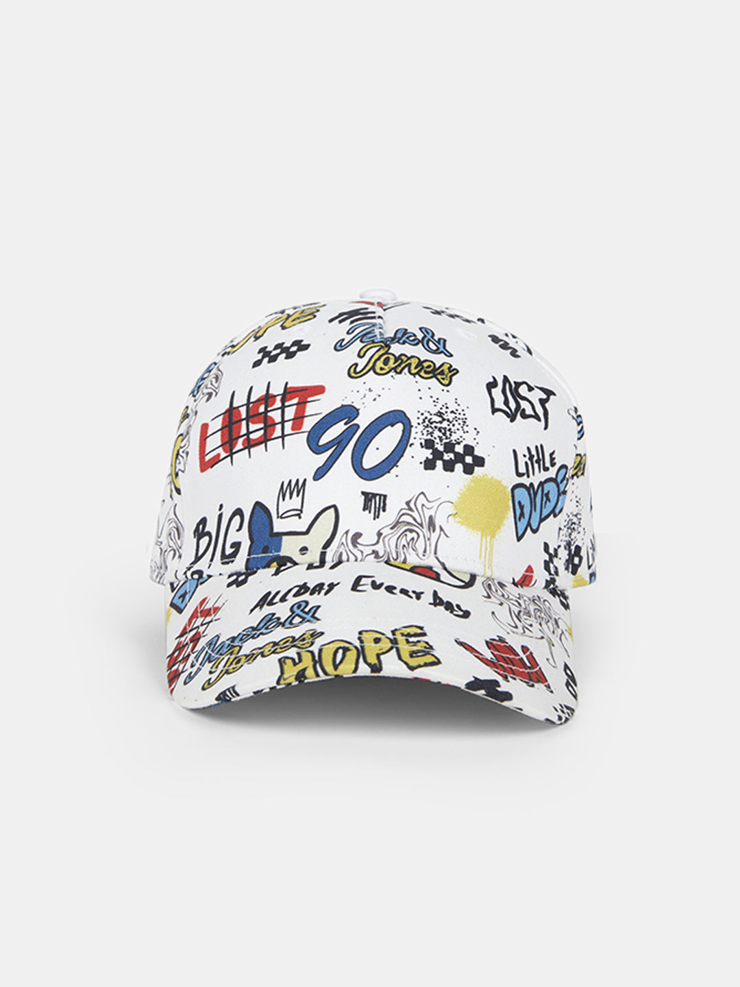 Boys Typographic Print Cap