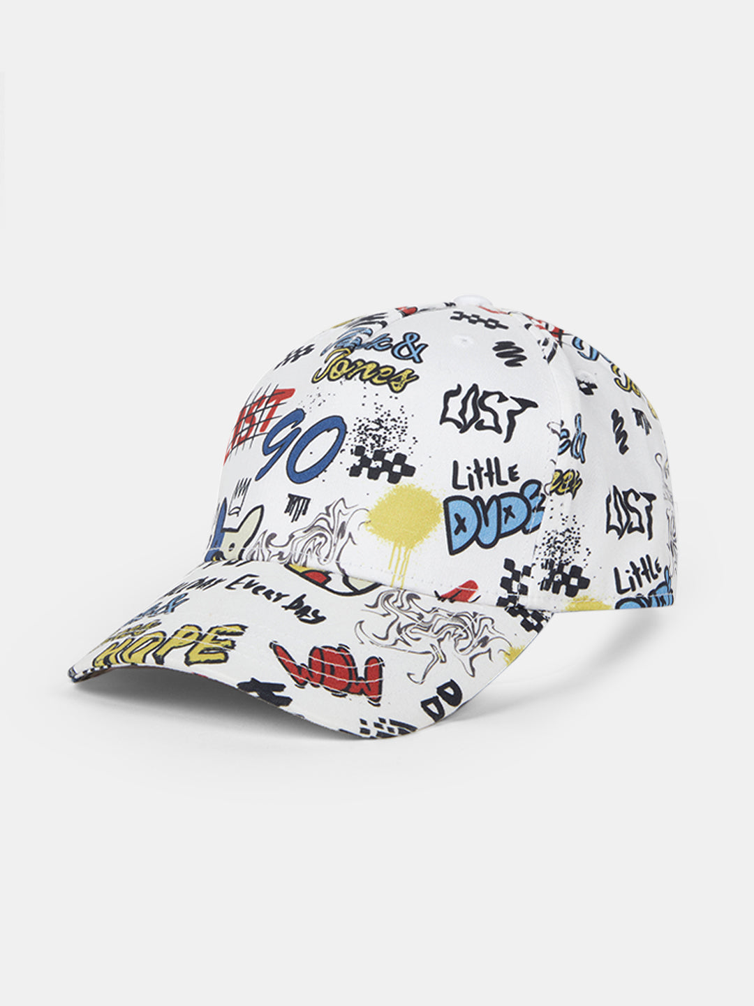 Boys Typographic Print Cap