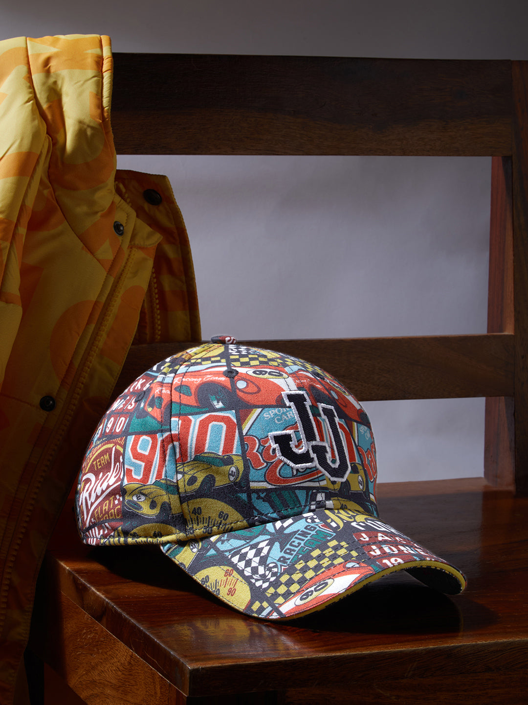 Boys Racer Printed Cotton Cap