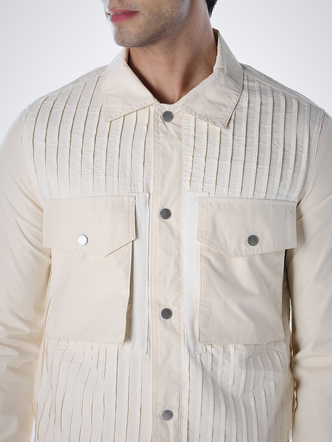 Oversized Chest Pockets Utility Jacket