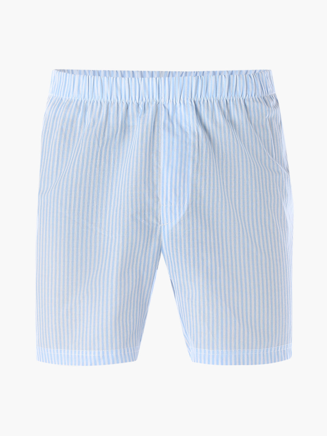 Light Blue Striped Cotton Boxers
