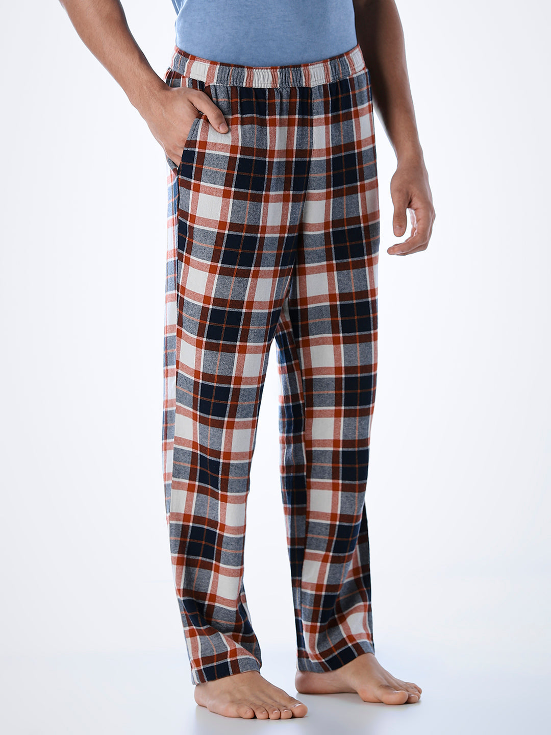 Check Cotton Pyjamas - Red