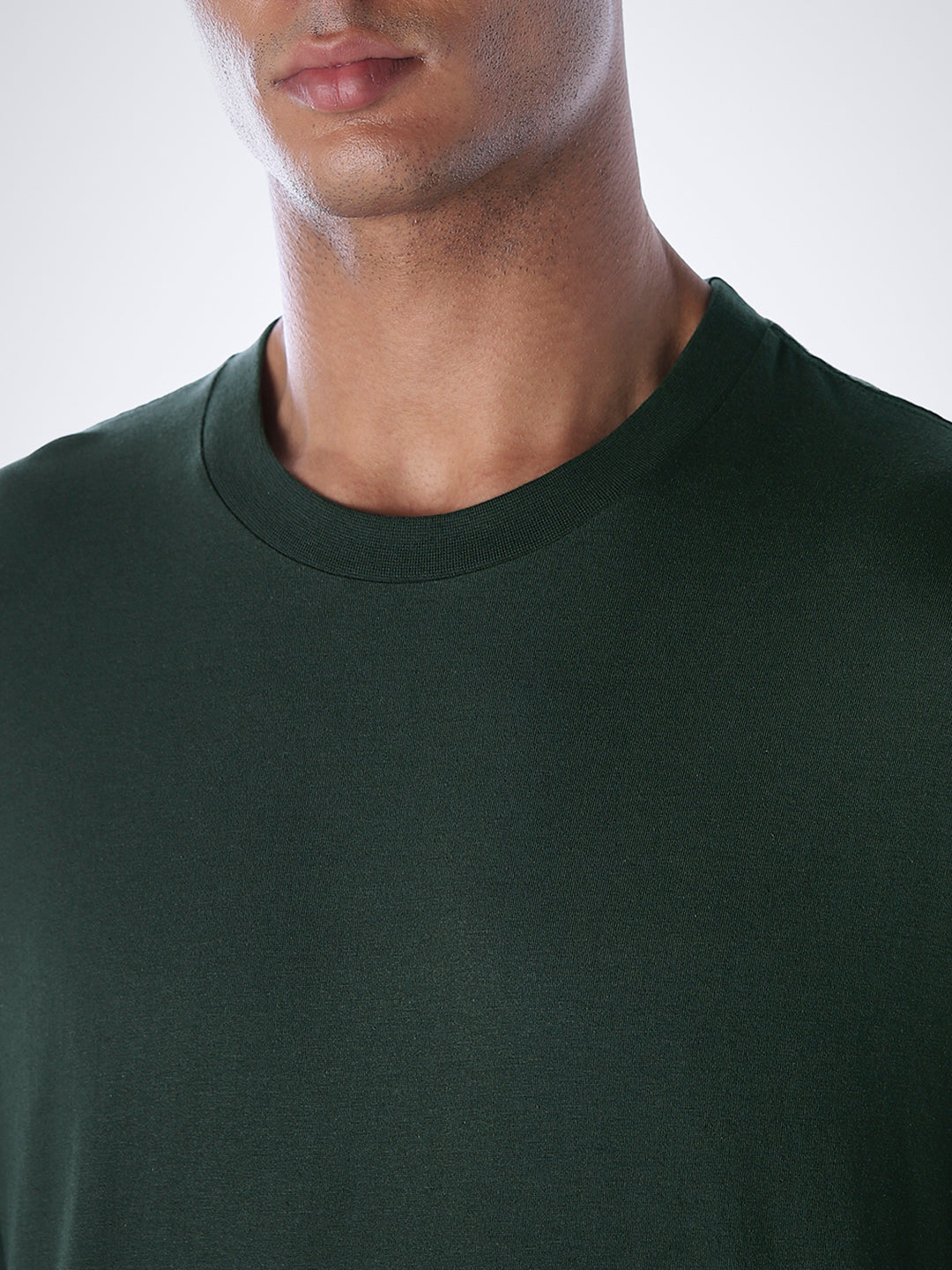 T-Shirt & Pant Loungewear Set - Dark Green