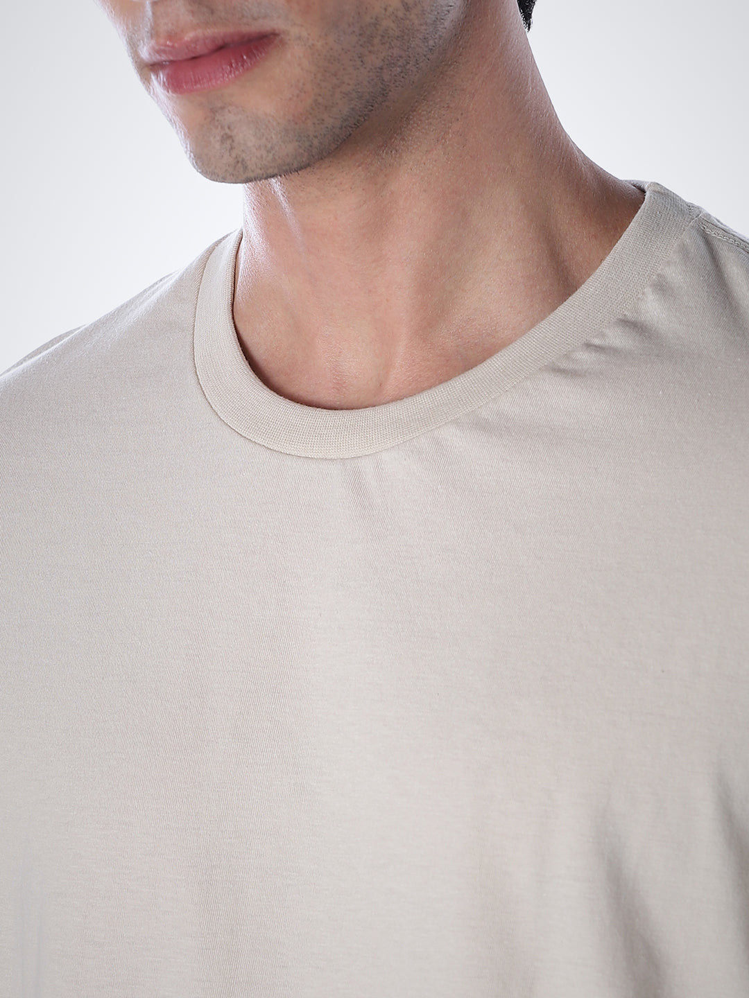 T-Shirt & Pant Loungewear Set - Beige