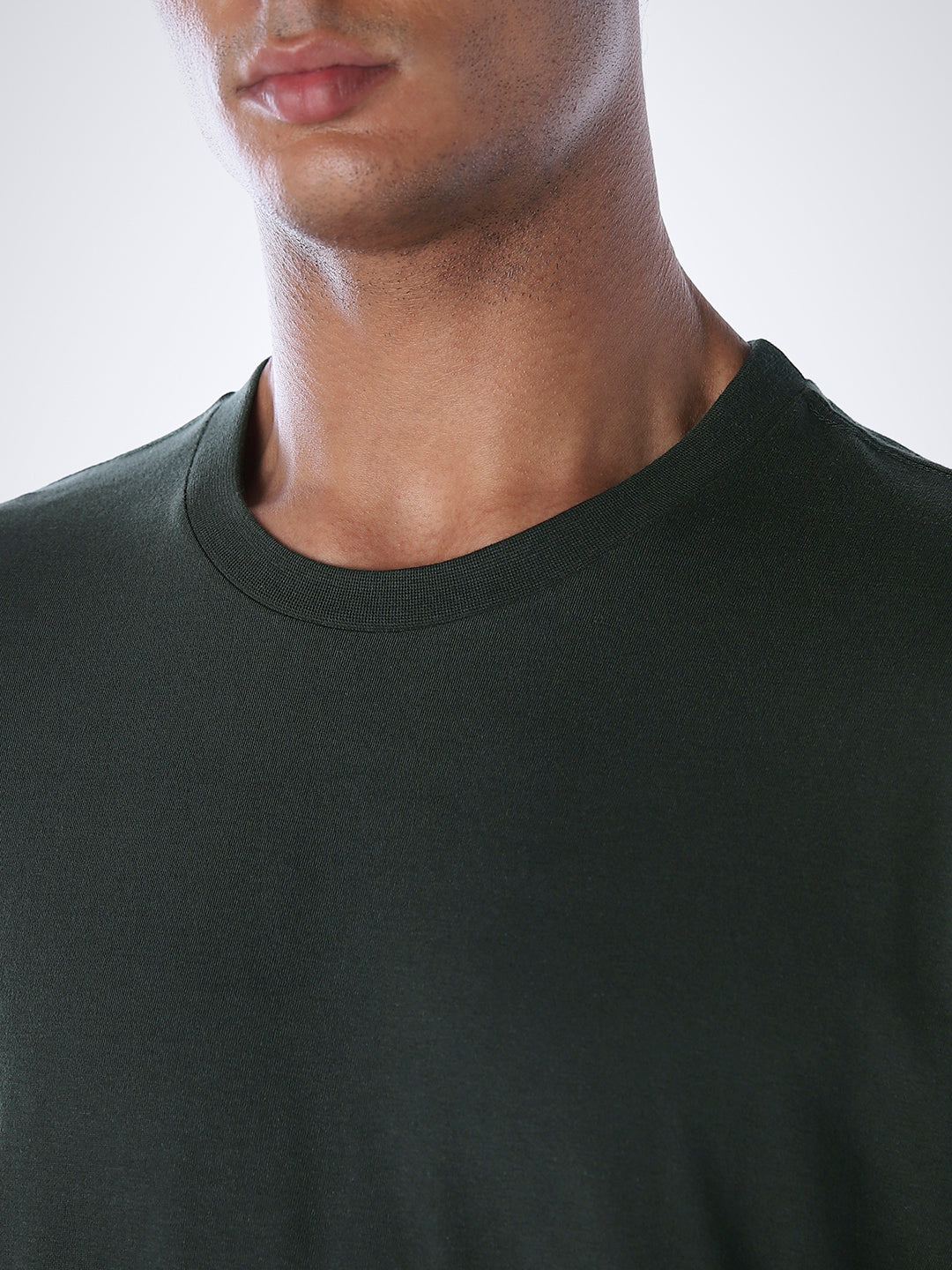 T-Shirt & Shorts Loungewear Set - Dark Green