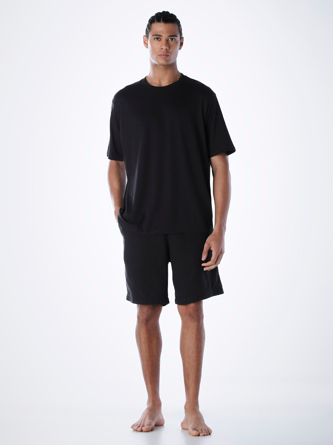 Black Loungewear Set - modastique TKMK Lounge wear set【BLACK】