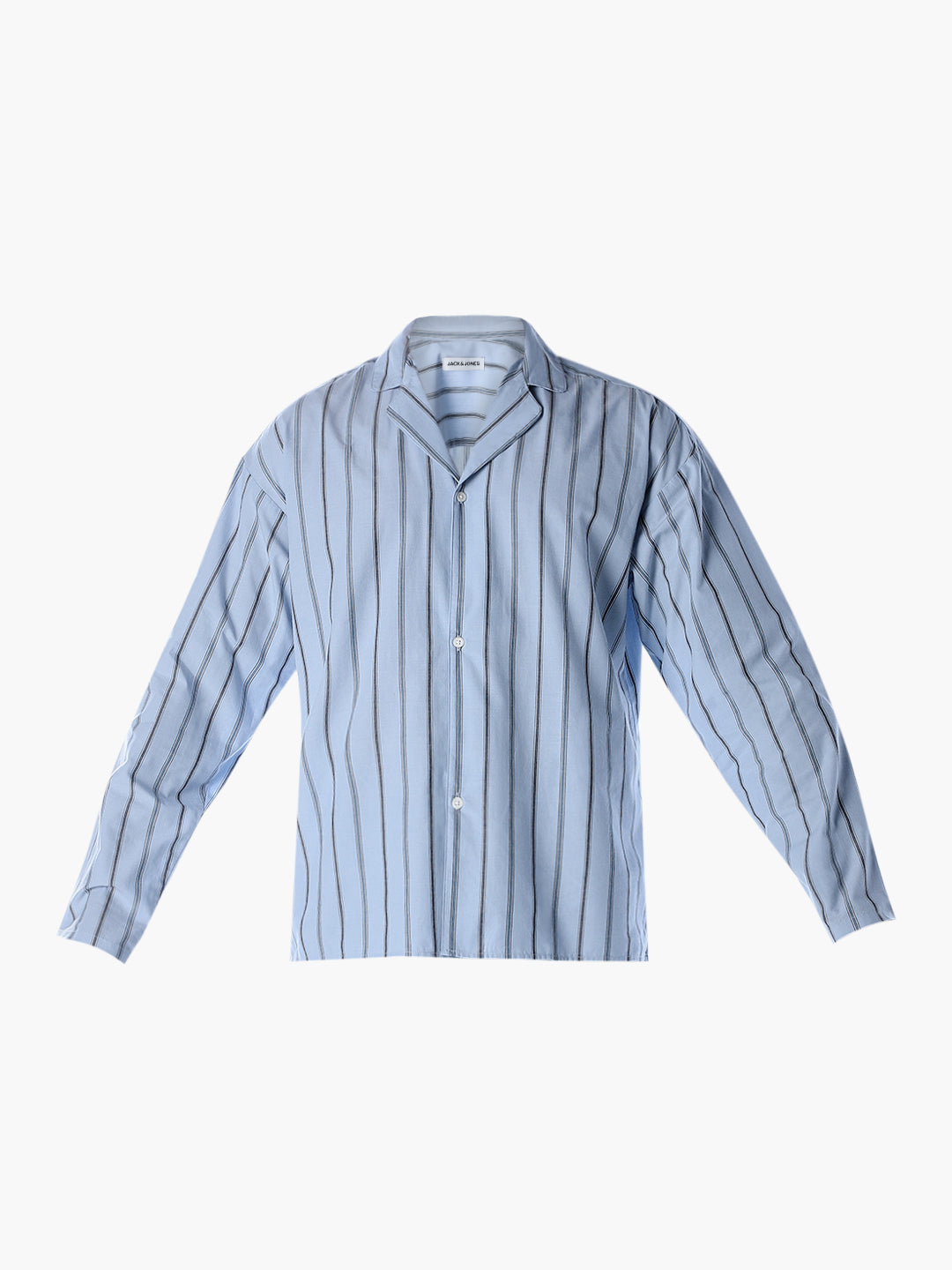 Striped Shirt & Pyjamas Set - Blue