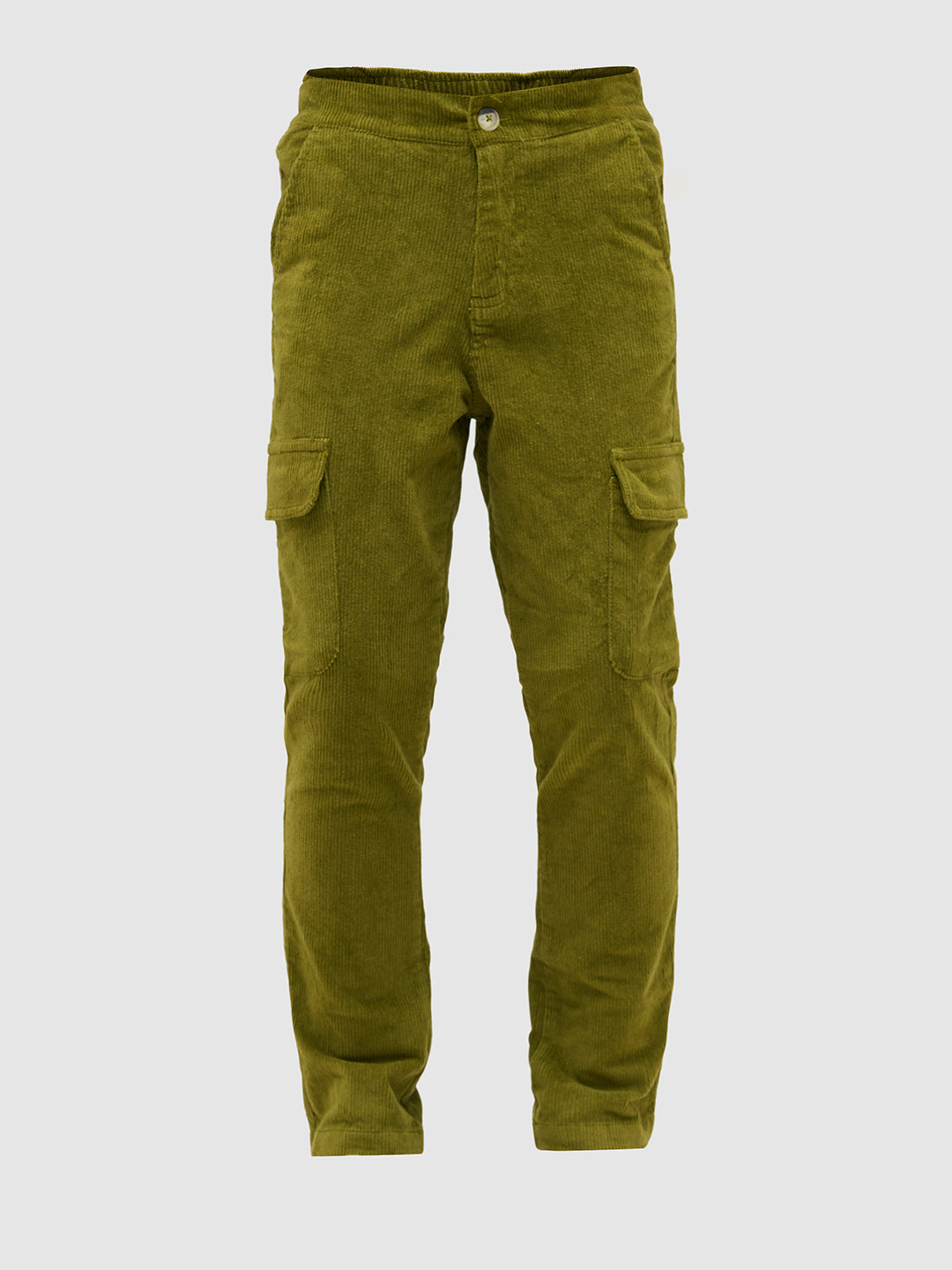 Boys Olive Green Corduroy Pants