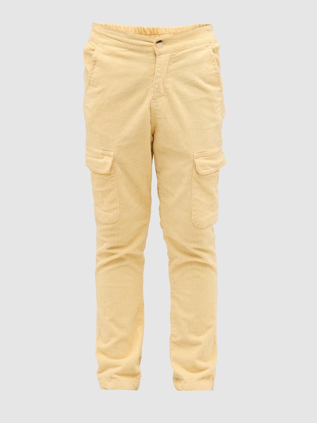 Boys Beige Corduroy Pants