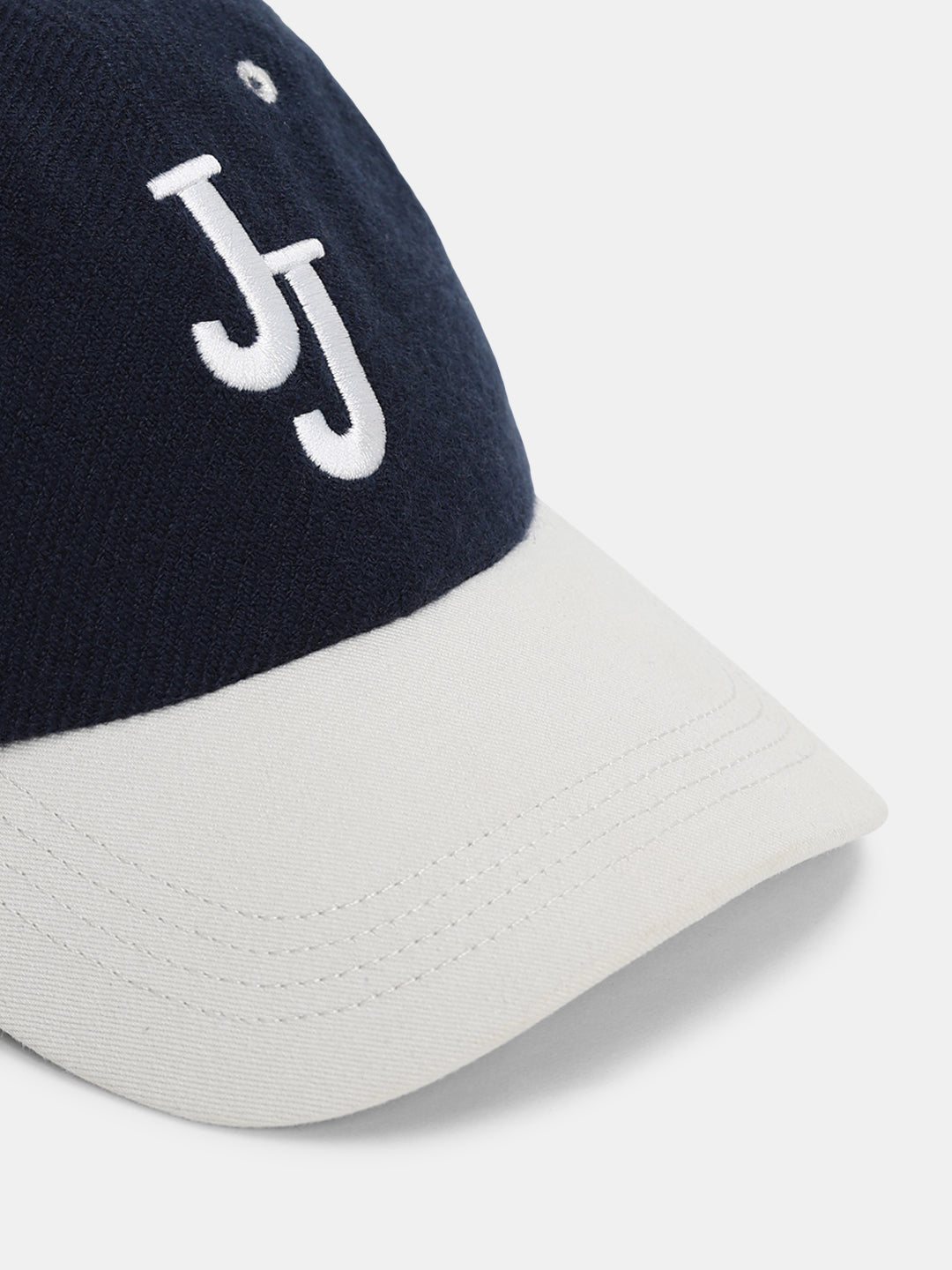 Navy Blue Colourblocked Premium Cap