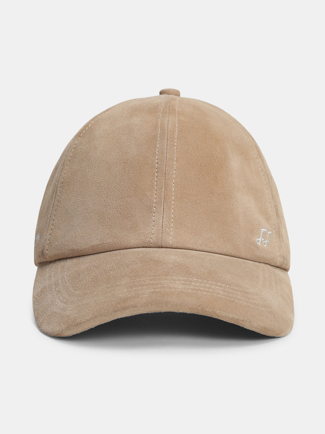 Premium Suede Logo Cap - Beige