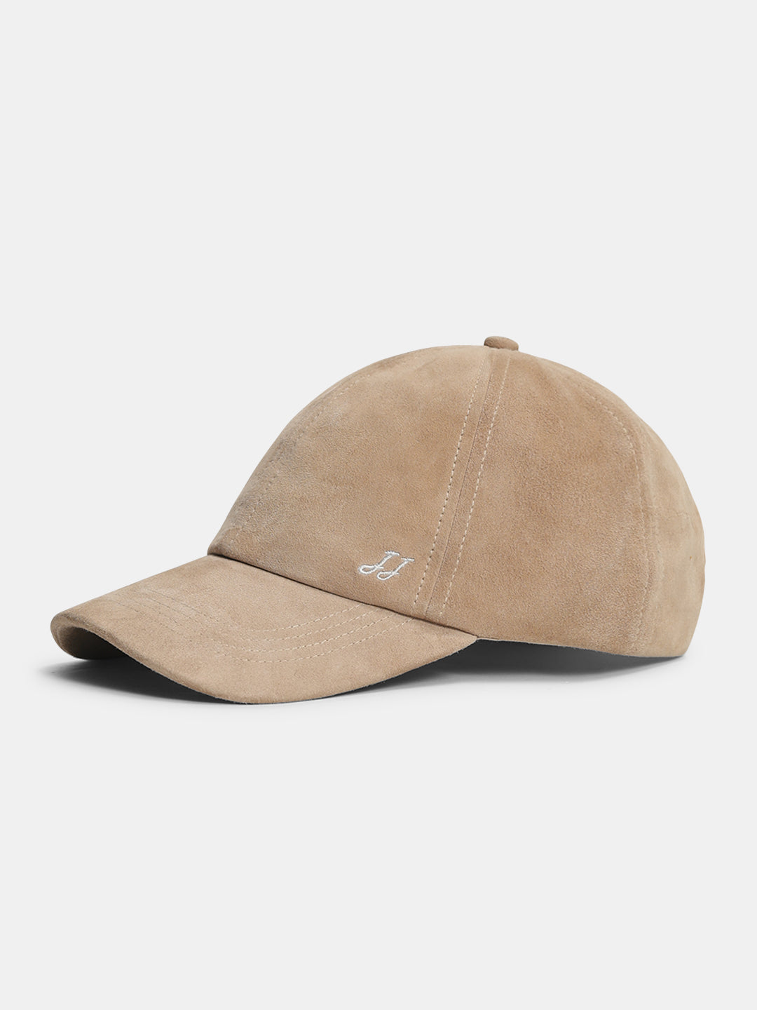 Premium Suede Logo Cap - Beige