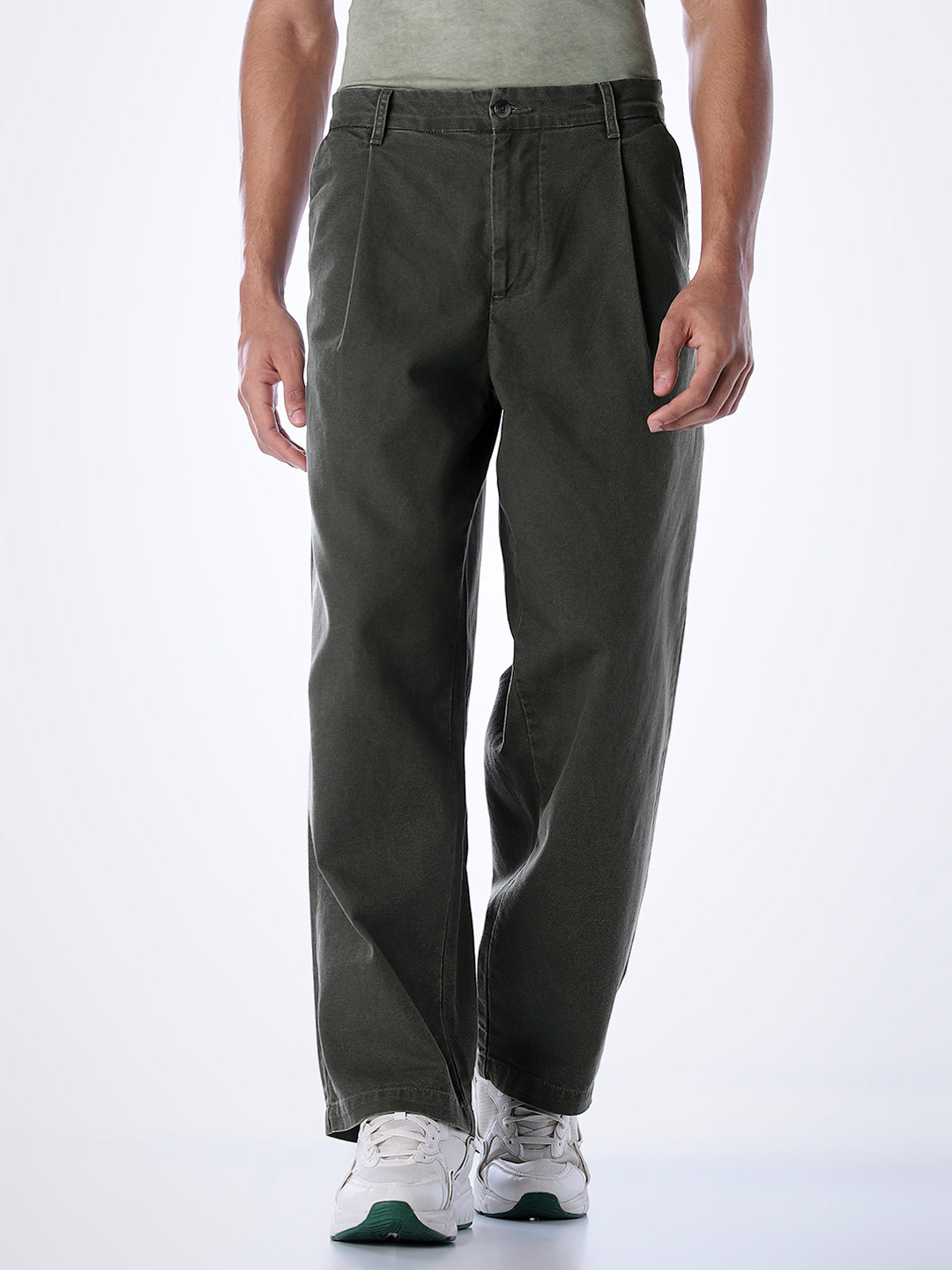 Cotton Loose Fit Pants - 28/30