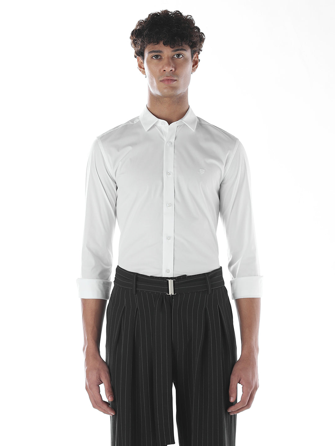 Poplin Stretch Slim Fit Shirt