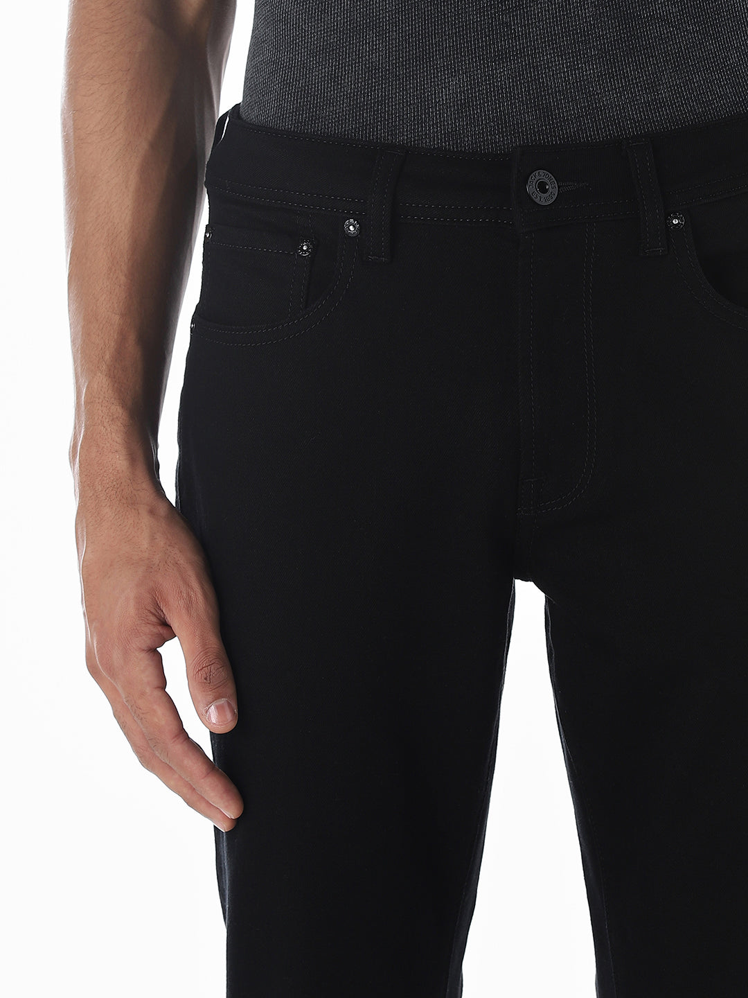 5 Pocket Clark Regular Fit Jeans - Black