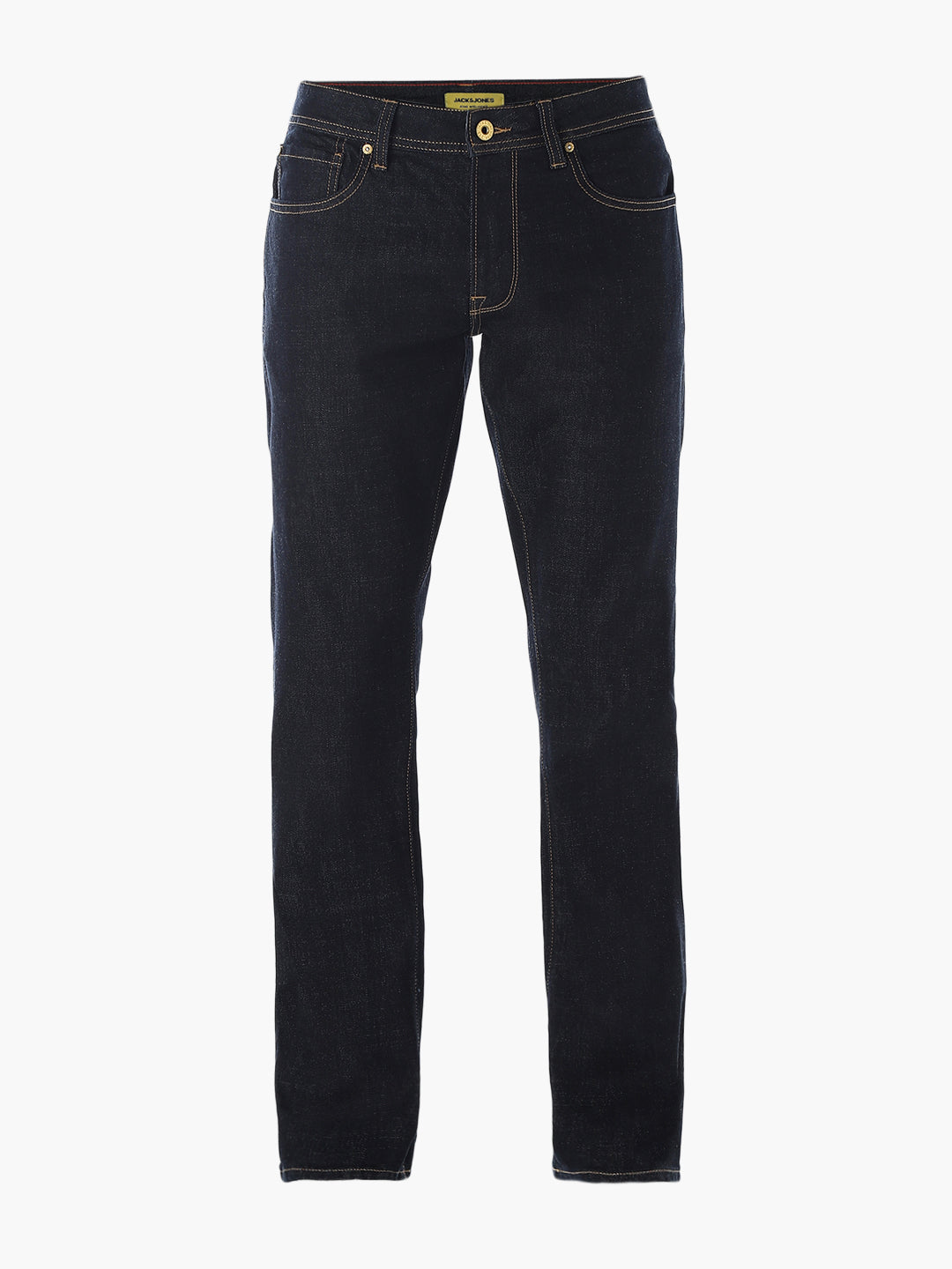 5 Pocket Contrast Stitch Regular Fit Jeans