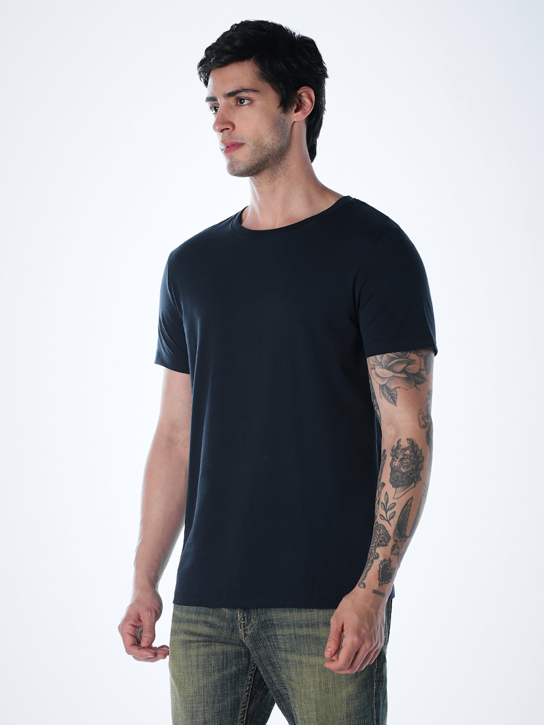 Cotton Crew Neck T-shirt