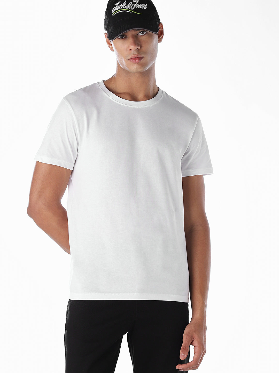 Cotton Regular Fit T-shirt - White - M