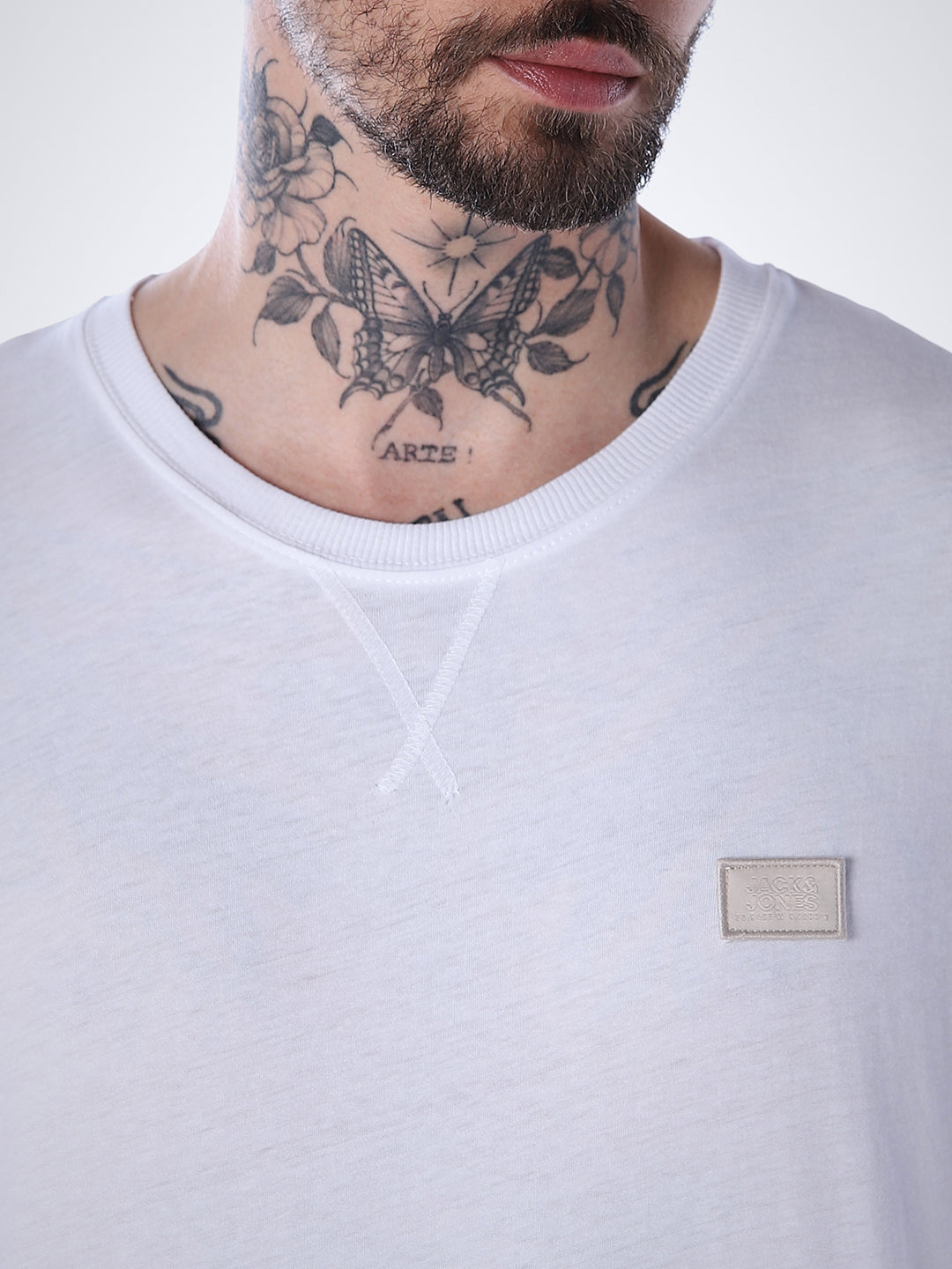 Classic Twill Crew Neck T-shirt - White