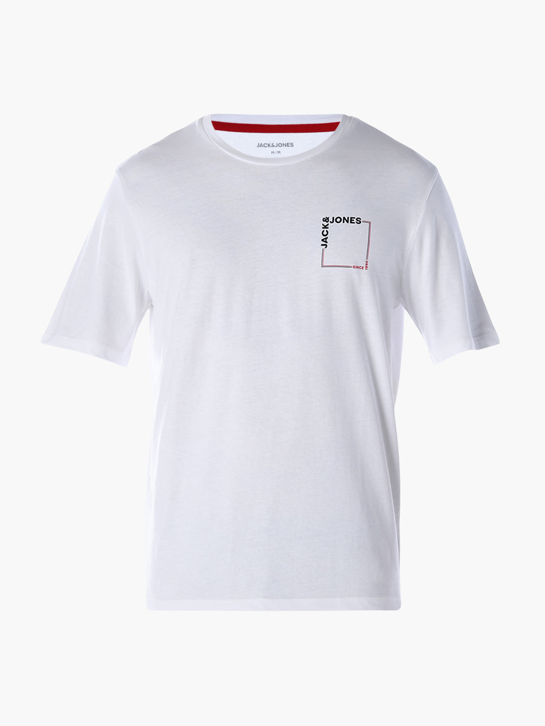 Logo print Cotton Crew Neck T-shirt - White