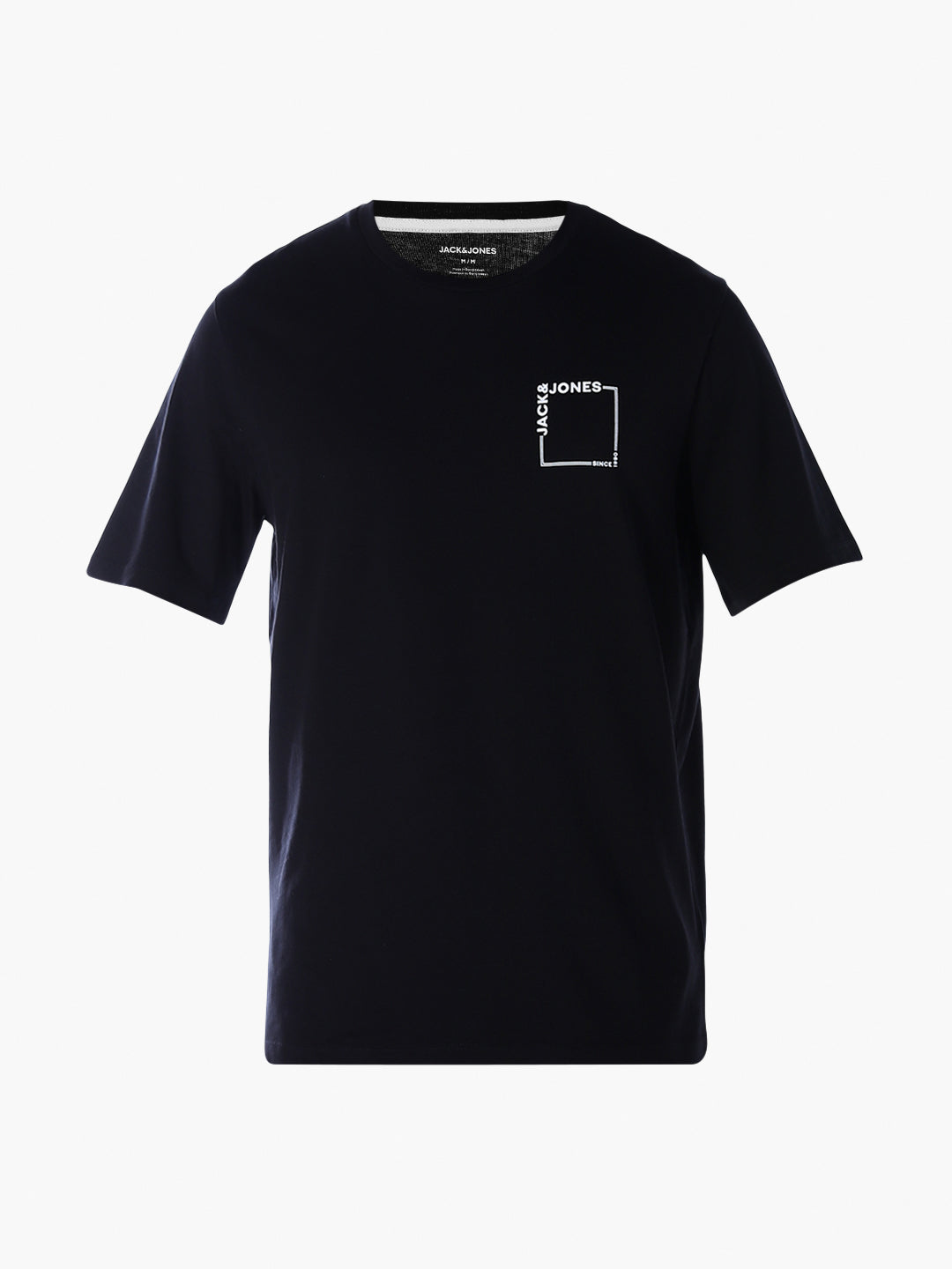 Logo print Cotton Crew Neck T-shirt - Black
