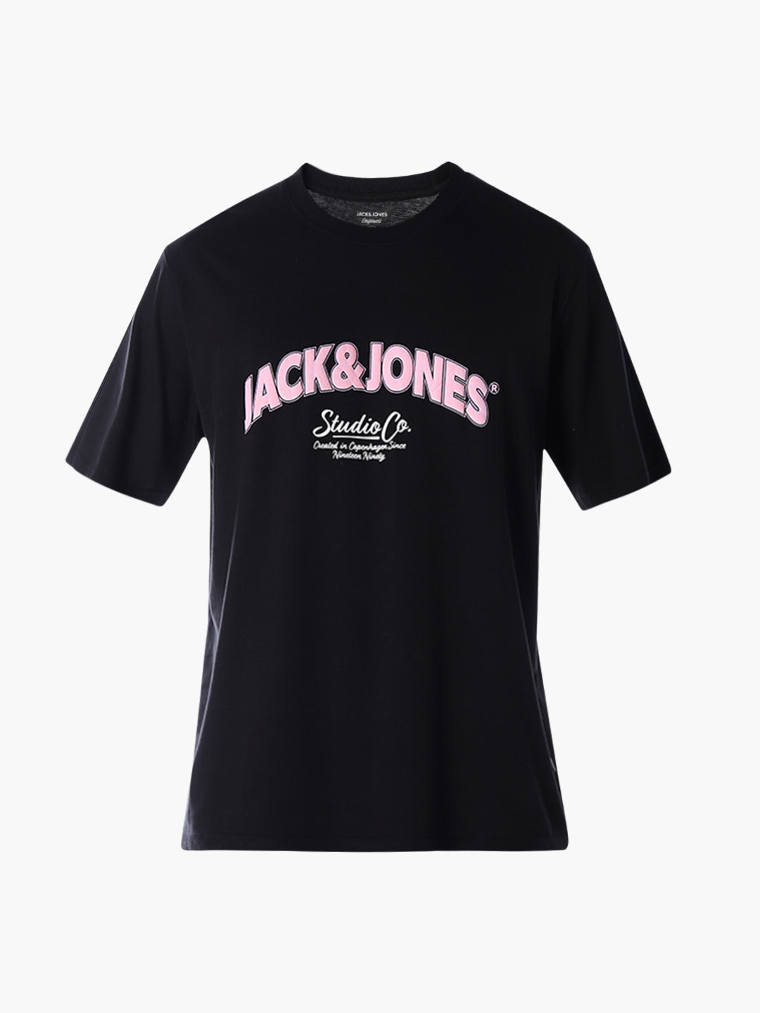 Large Logo Crew Neck T-shirt - Black