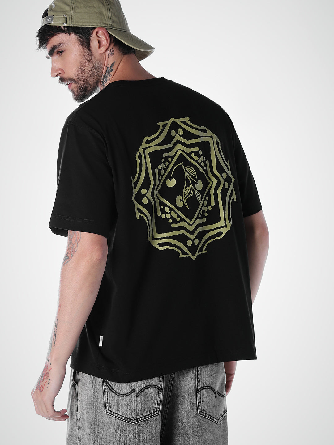 Back Print Regular Fit T-shirt - S