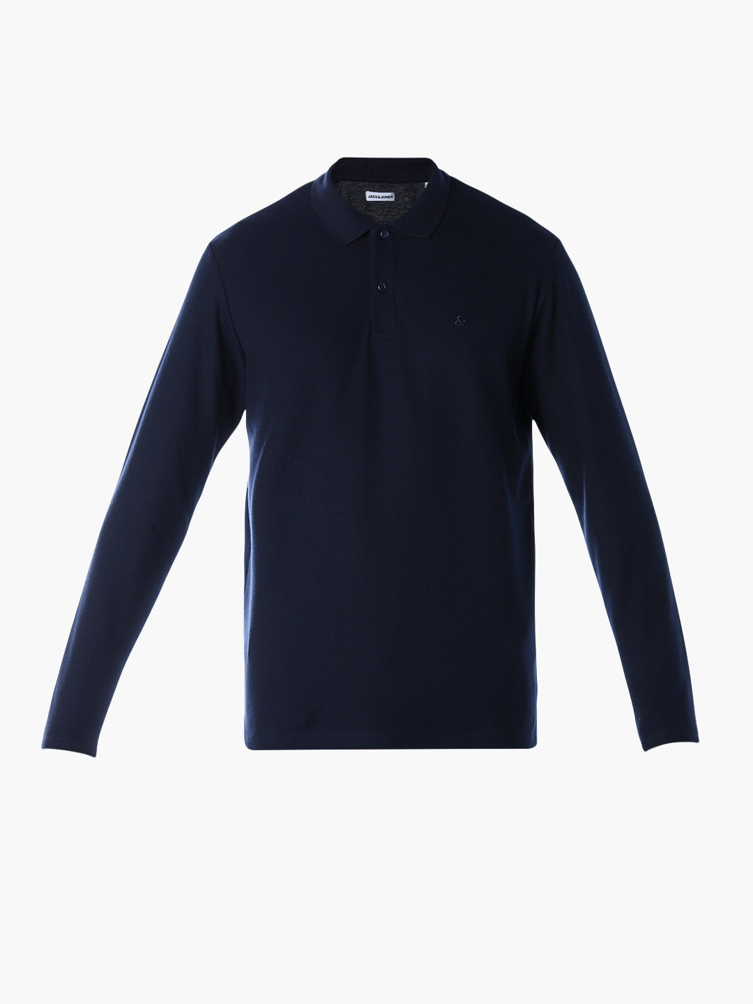 Regular Fit Full Sleeves Polo - Blue