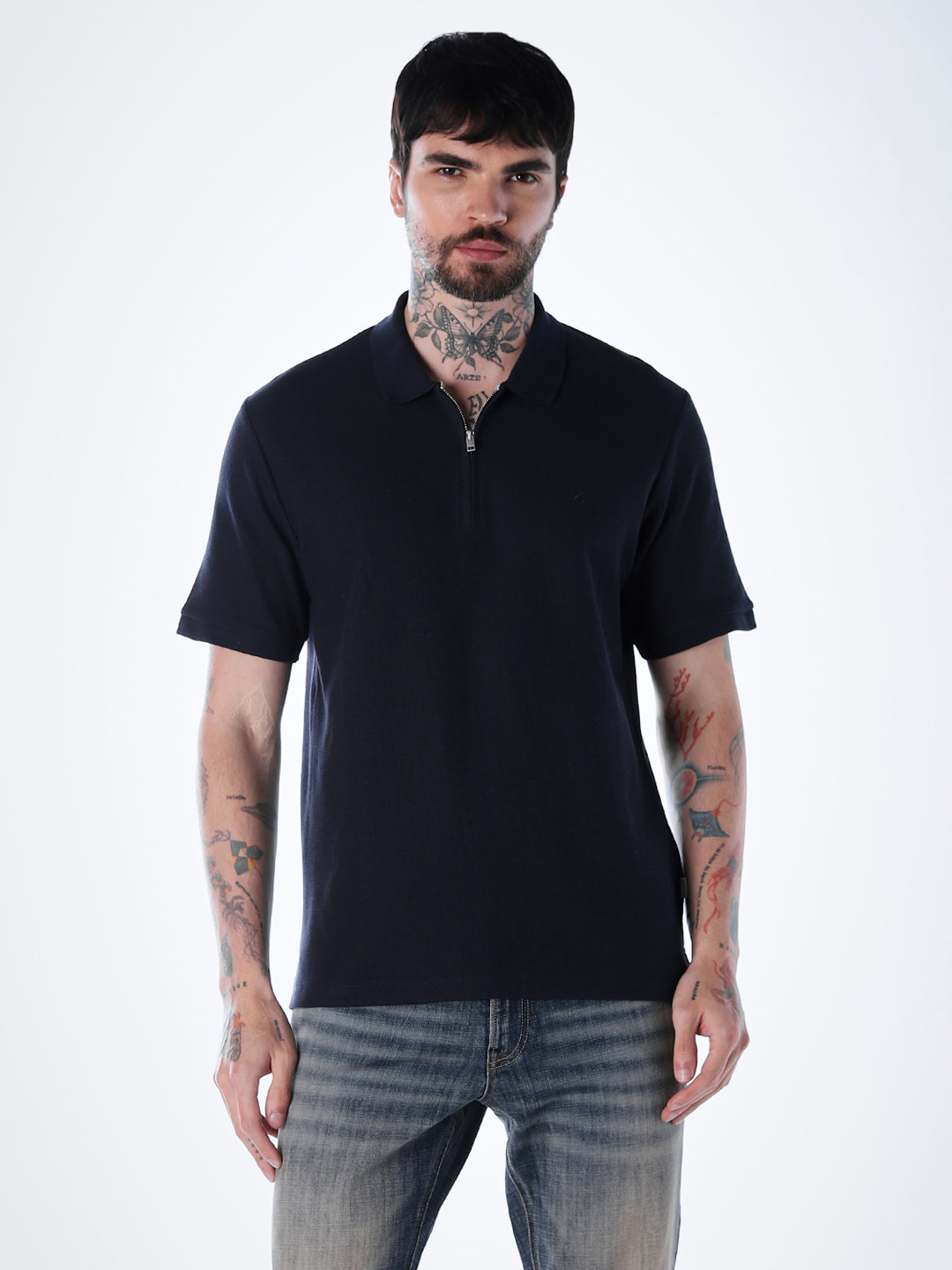 Half Zip Regular Fit Polo