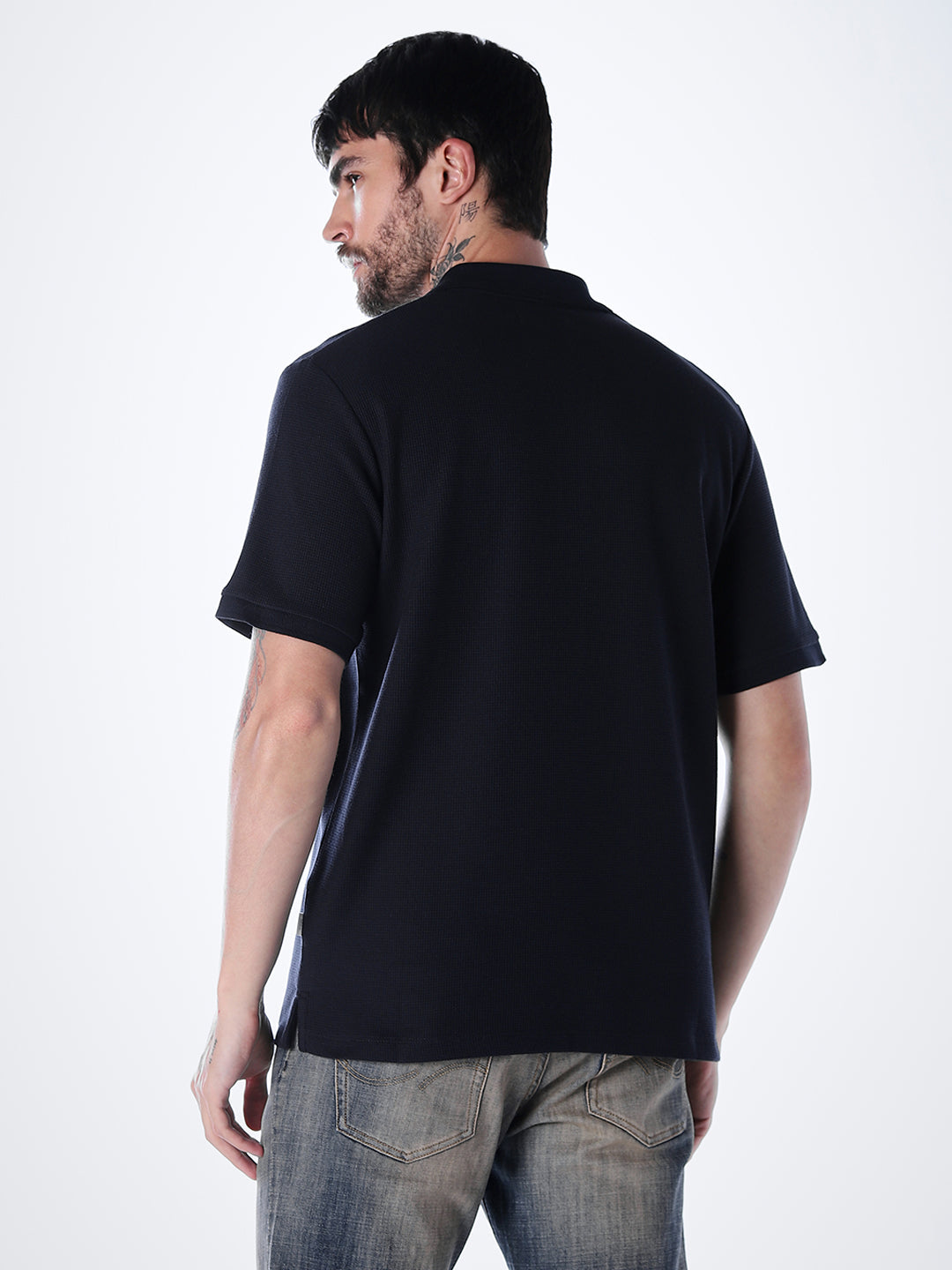 Half Zip Regular Fit Polo