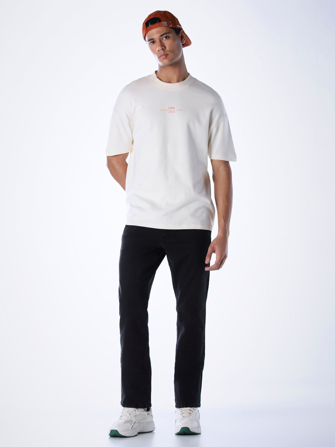 5 Pocket Low Rise Clark Regular Fit Jeans - Black