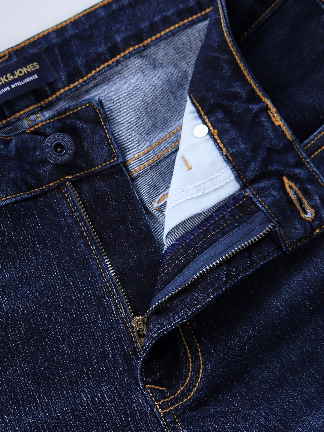 5 Pocket Glenn Slim Fit Jeans - Dark Blue