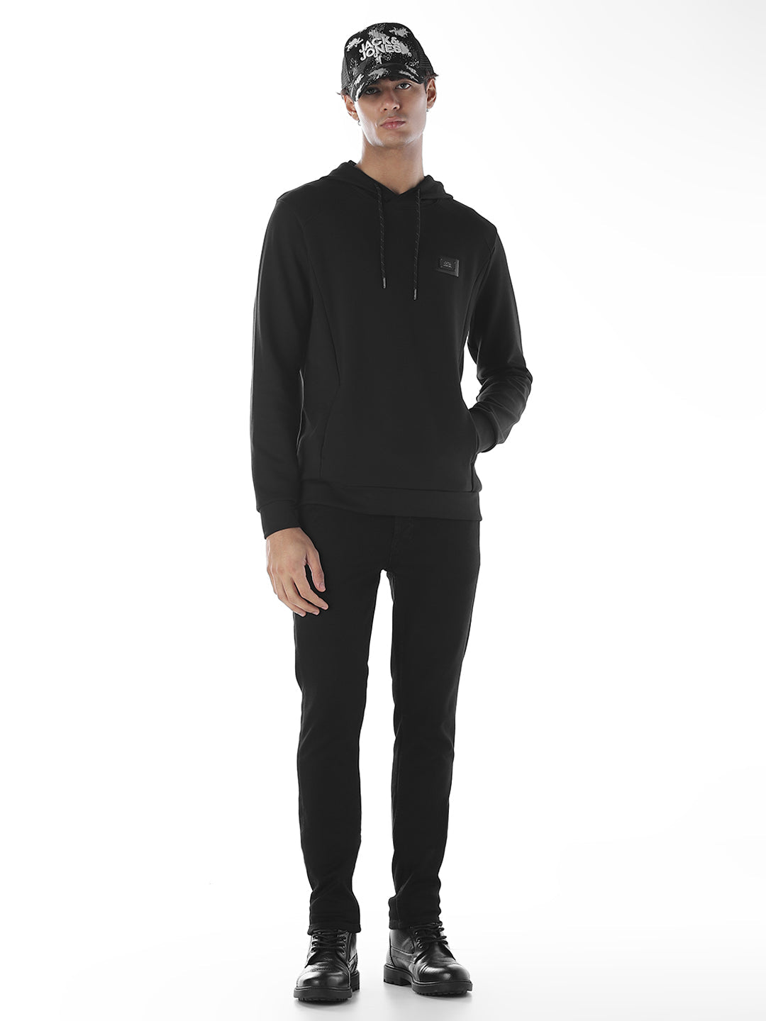 Hooded Black Sweatshirt