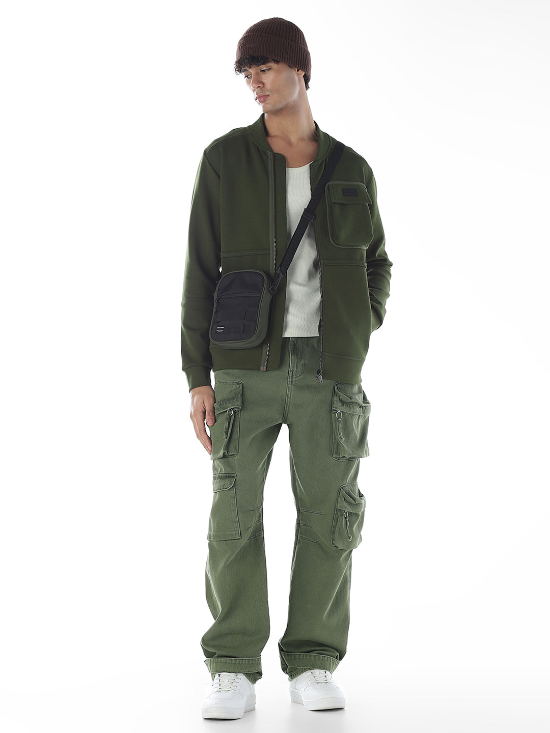 Oversized Front Open Sweatshirt