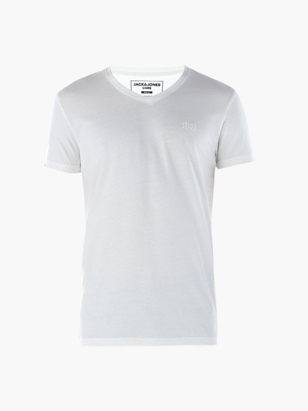Cotton V-Neck T-shirt - White
