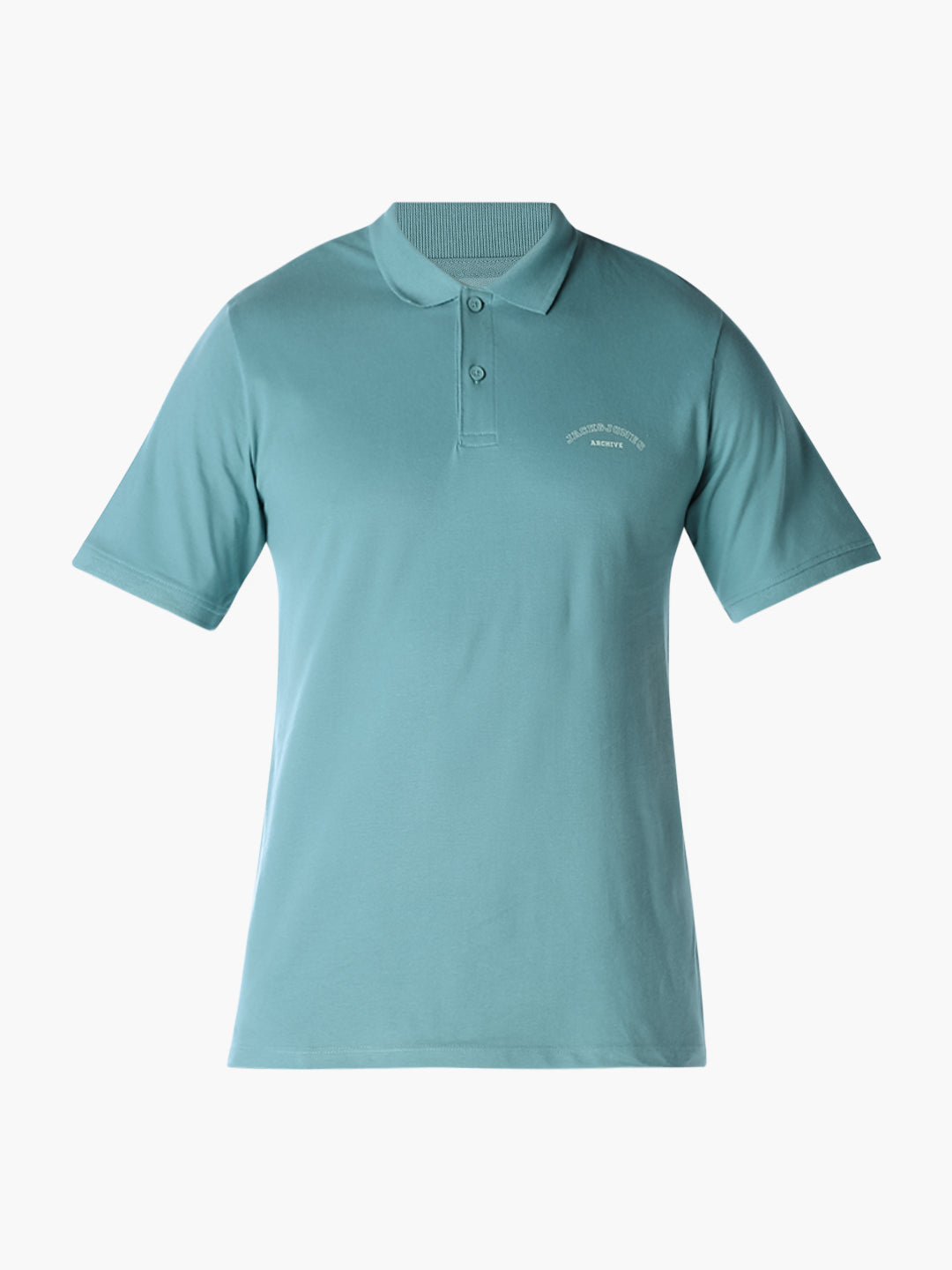 Blue Logo Print  Organic Cotton Polo