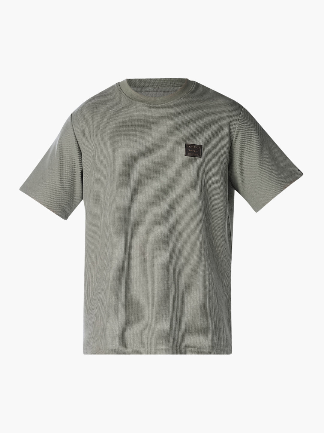 Green Chest Patch Crew Neck T-shirt