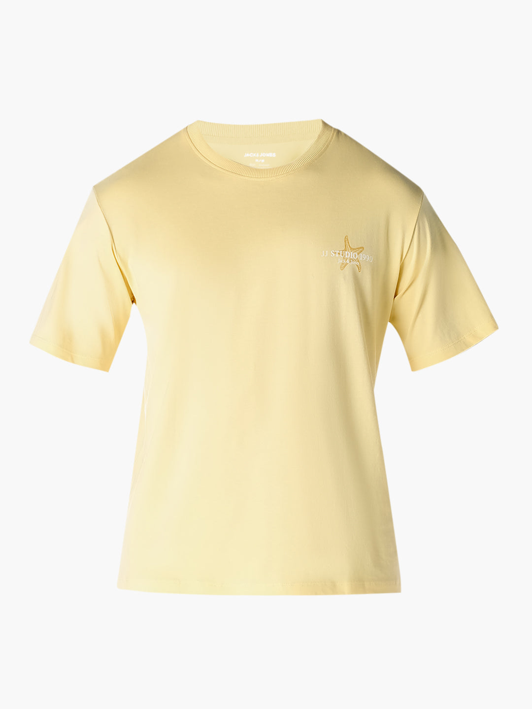 Light Yellow Crew Neck T-shirt