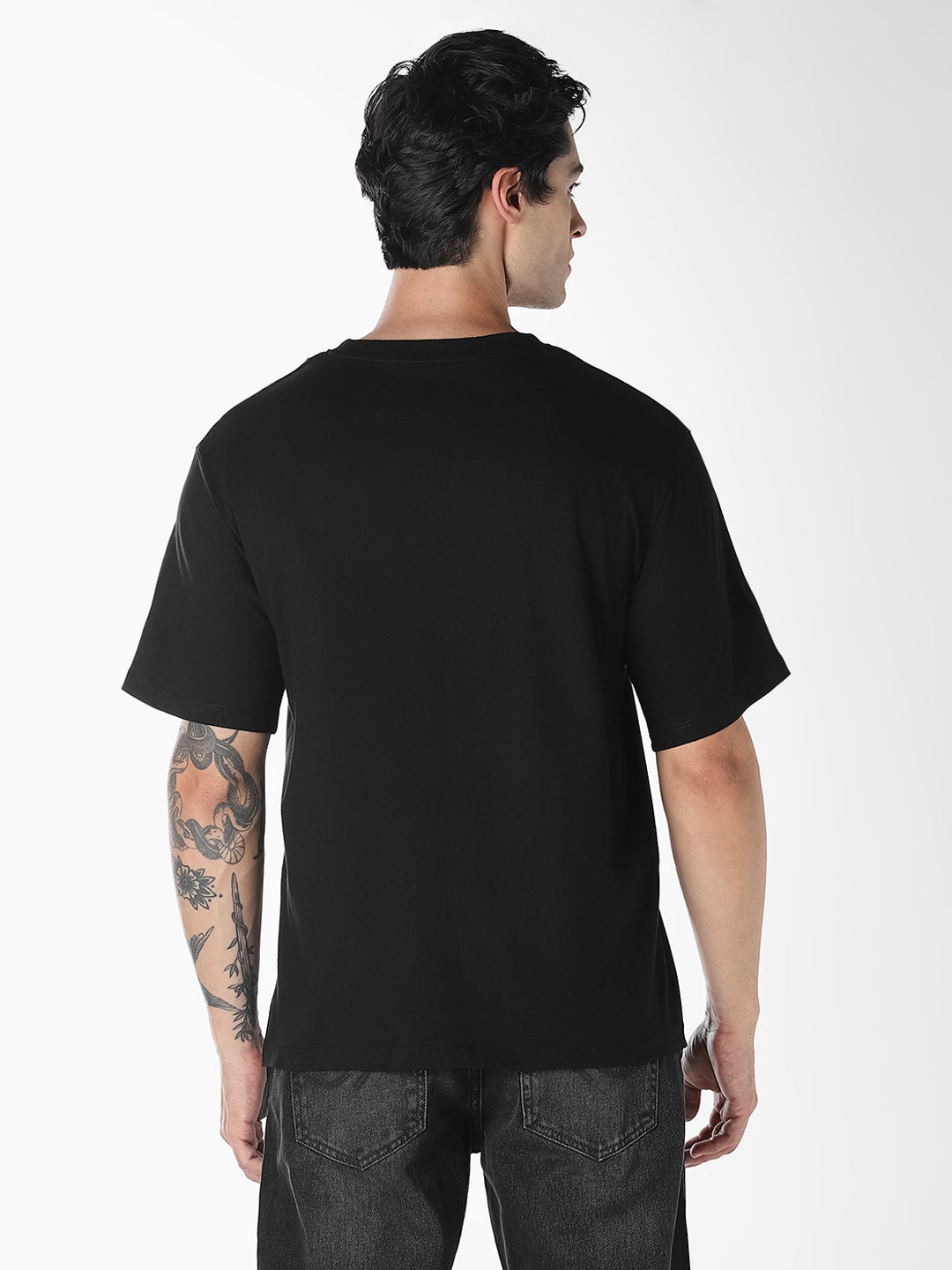 Black Crew Neck T-shirt
