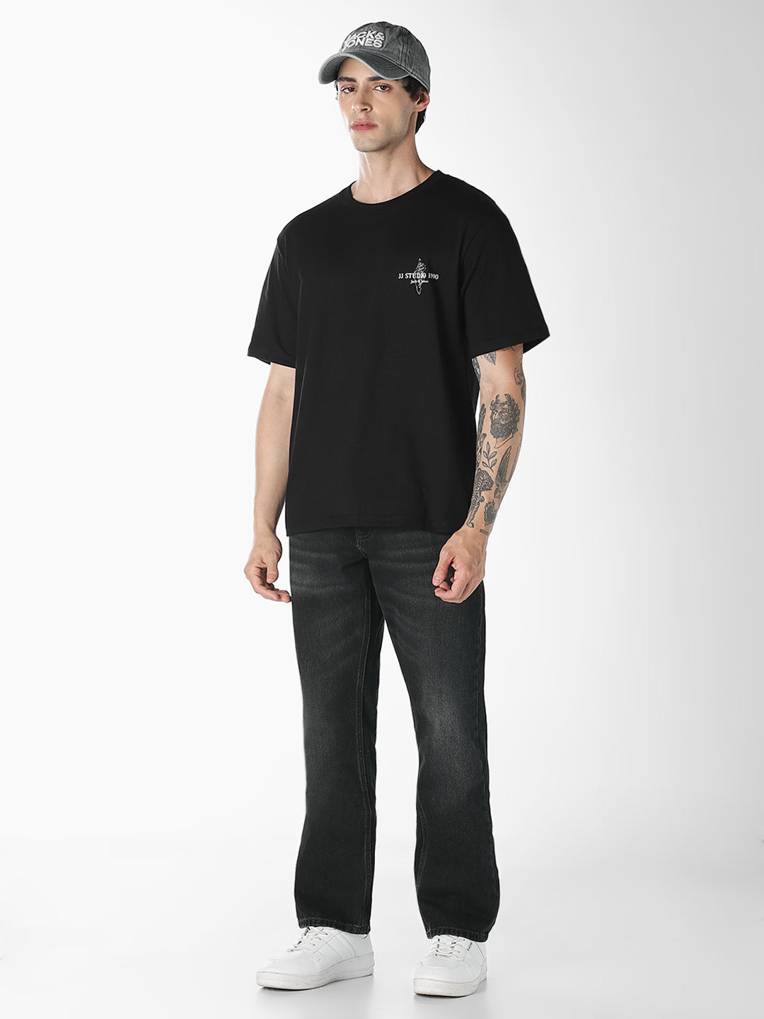 Black Crew Neck T-shirt
