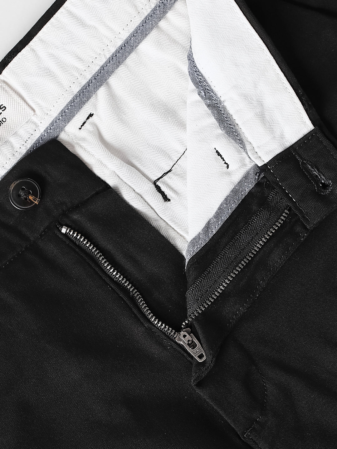 Black Belted Chino Shorts