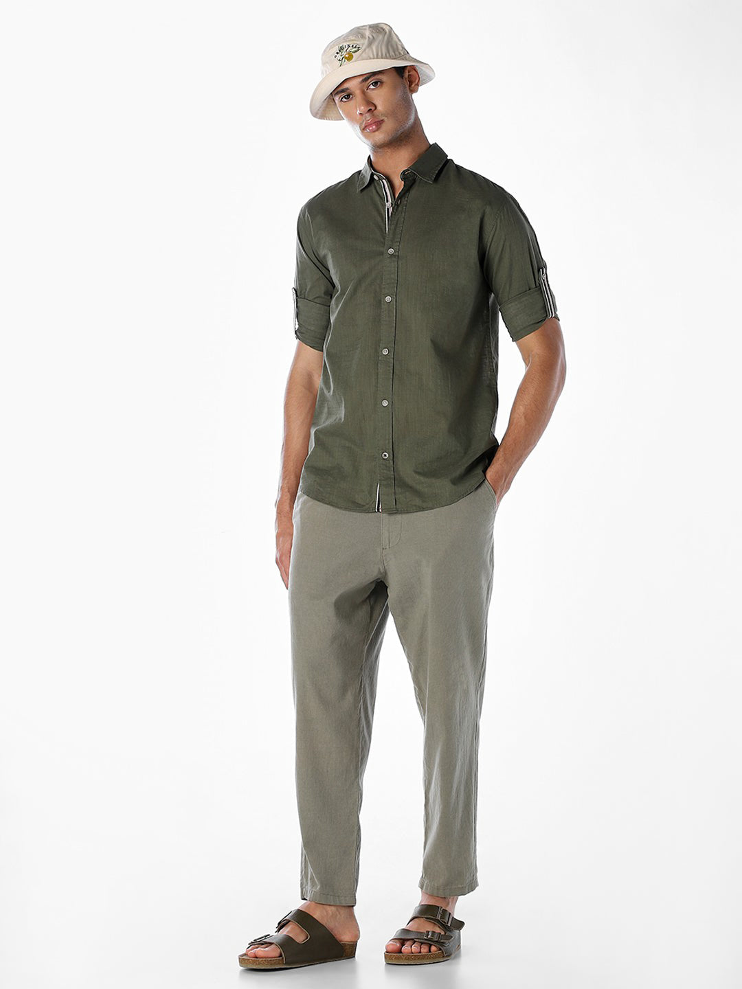 Cotton Slub Full Sleeves Shirt