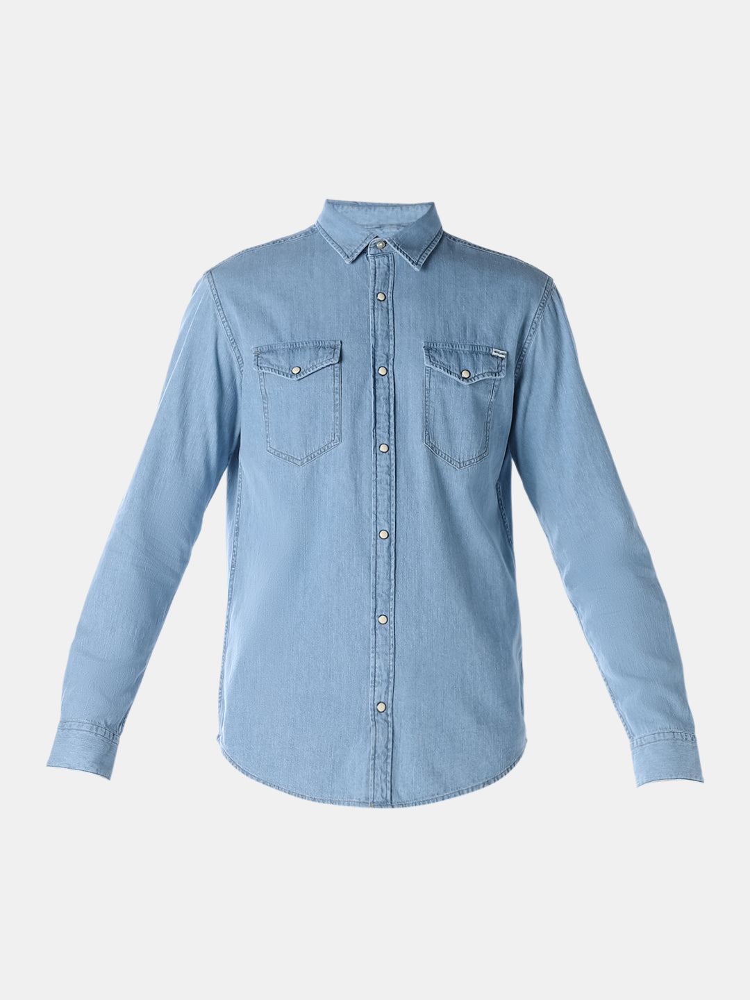Blue Full Sleeves Denim Shirt