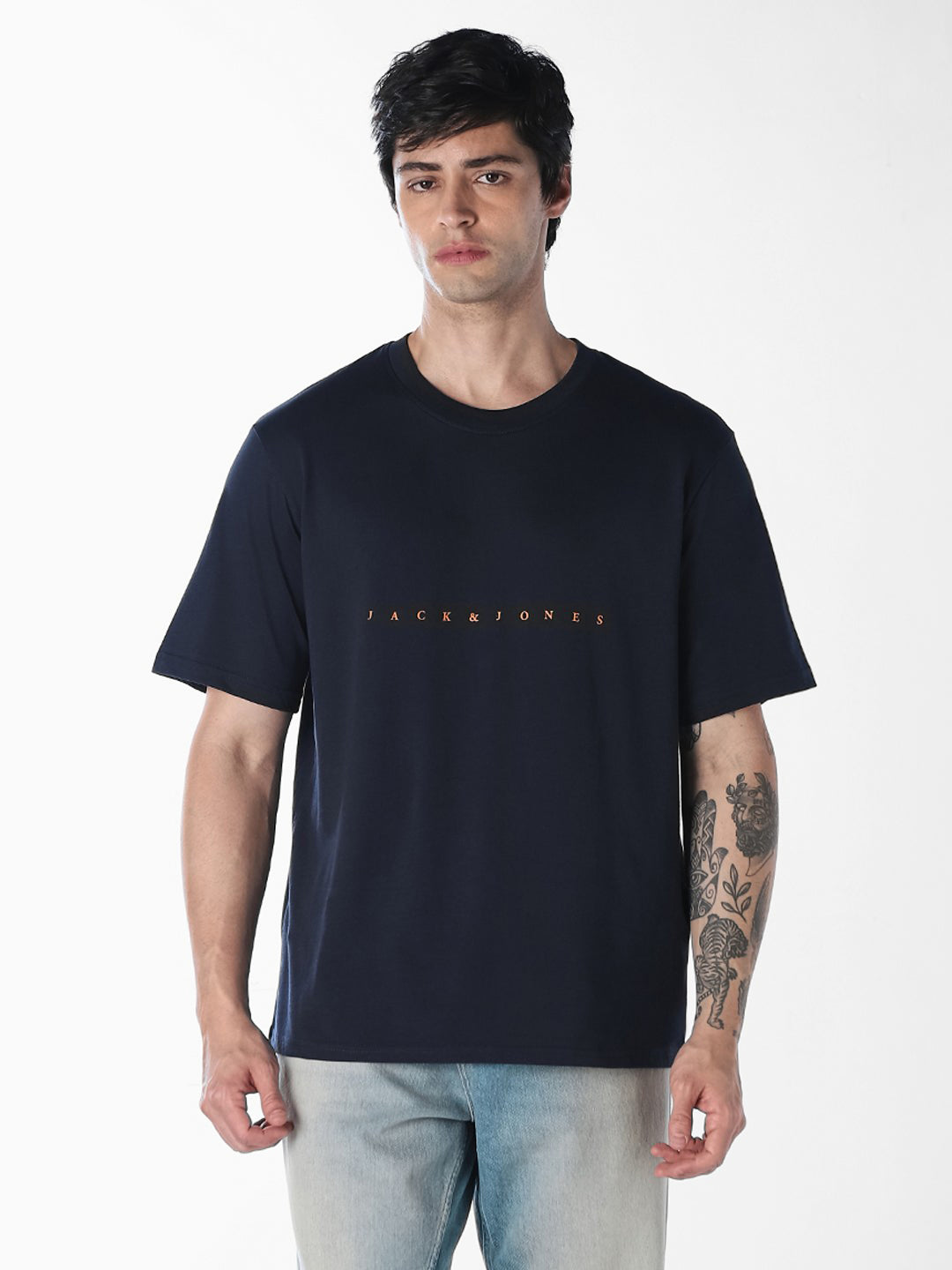 Dark Navy Boxy Fit T-shirt