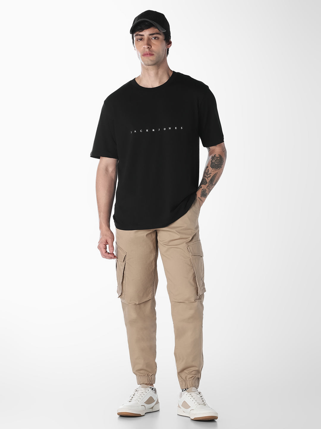 Black Boxy Fit T-shirt